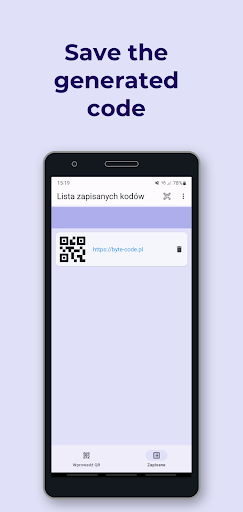 Android application Text To QR Code Lite screenshort