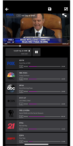 InaVāda Live TV Player Screen 2