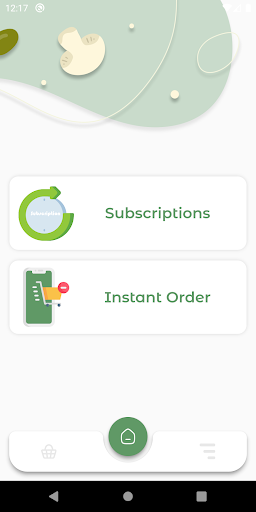 Android application NewMe Meals screenshort