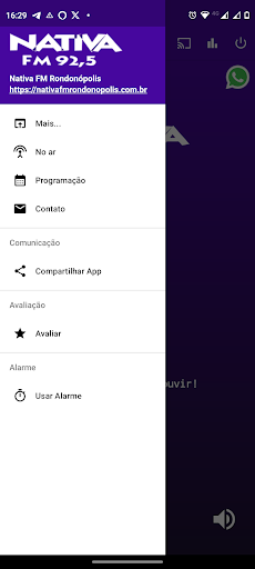 Android application Nativa FM Rondonópolis screenshort