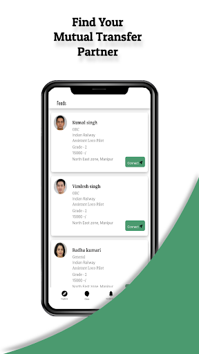 Android application Mutual Transfer App screenshort