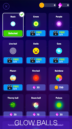 Bricks Breaker - Glow Balls