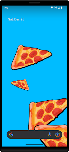Pizza Live Wallpaper Screen 2
