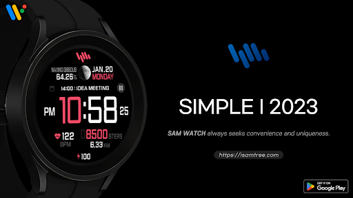 Android application SamWatch Simple I 2023 screenshort