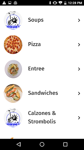 Stefanos Pizza Express Screen 2
