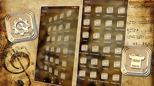 Musical Note Launcher Theme Screen 2