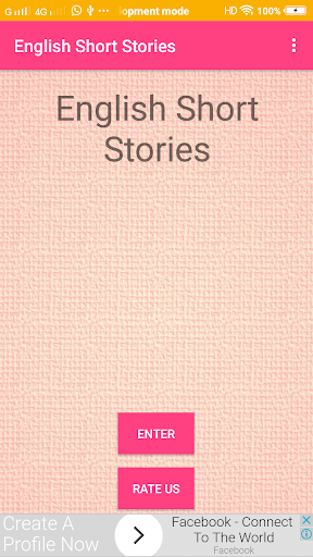 Android application English Short Stories screenshort