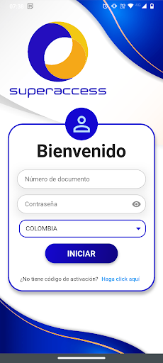 Android application Superaccess screenshort