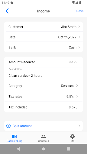 Accounting Screen 2