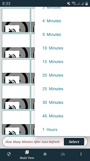 Android application watch time booster -multi view screenshort