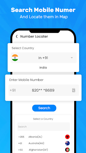 Number Locator- Track Number Screen 3
