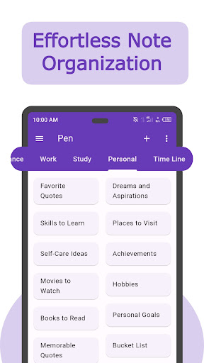 Android application Pen - Pass E-Notes screenshort
