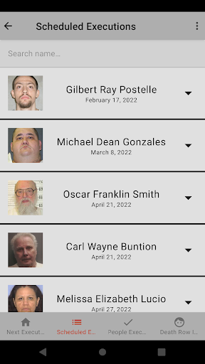 Death Row Calendar USA Screen 2
