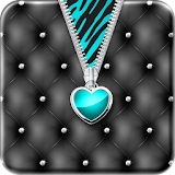 ♥ Teal Heart Zipper Locker ♥ icon