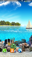 screenshot of Tropical Ocean Wallpaper Lite
