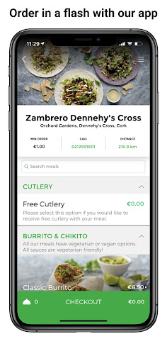 Zambrero Ireland Screen 2