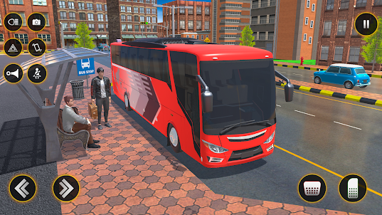 เกมจำลองการขับรถบัสในเมือง 3D