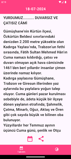 Türkiye Takvimi Screen 3