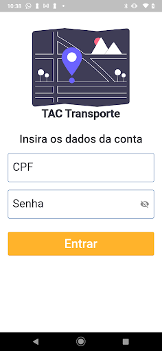 Android application TAC Transporte screenshort
