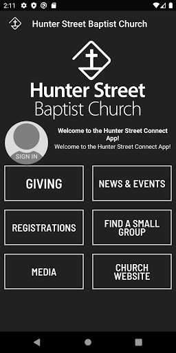 Android application Hunter Street Connect screenshort