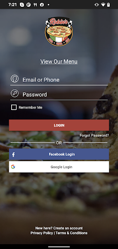 Robins Pizza Pasta & Ribs Screen 2