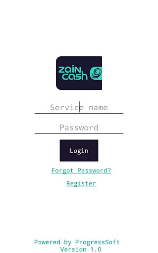 Android application Zain Cash Agent screenshort