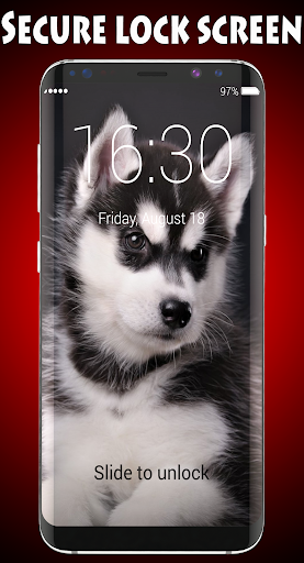Android application Puppy Lock Screen & Wallpapers screenshort