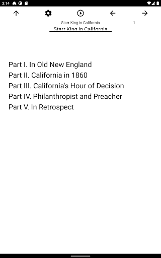 Book, Starr King in California Screen 3