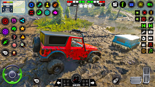 Android application Offroad Jeep: Jeep Games 2023 screenshort
