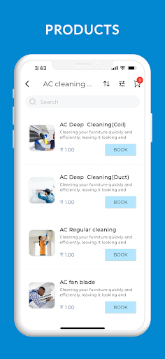 Home service Screen 3