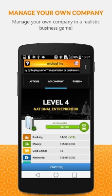 Business Tycoon - Realistic Startup Company Gameのおすすめ画像1