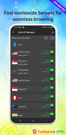 TurboLink VPN - Fast VPN Proxy Screen 2