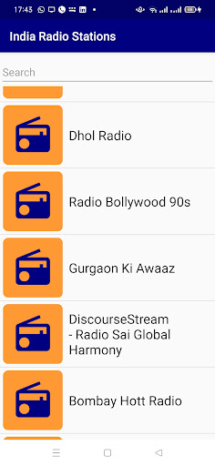 India Radio Stations Screen 3