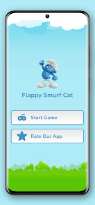 Flappy Smurf Cat - Flying cat 1.0 APK + Mod (Unlimited money) untuk android