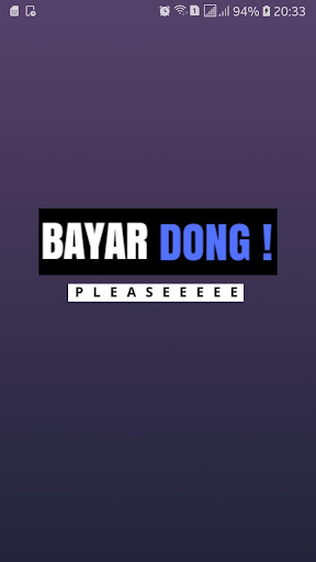 Android application Bayar Dong screenshort