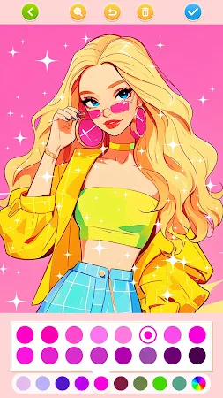 Game screenshot DollColor:Игры раскраски hack