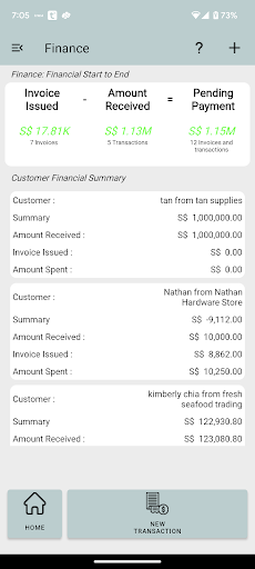 2+1 Easy Bookkeeping Screen 2