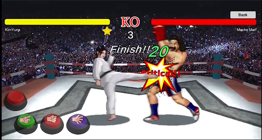 Battle Zone - Martial artists Screen 2
