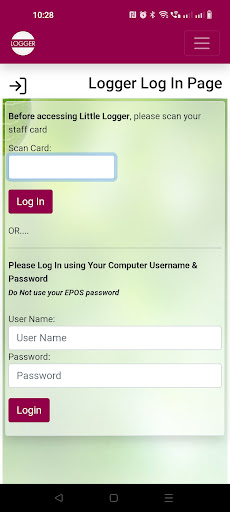 Android application Little Logger screenshort