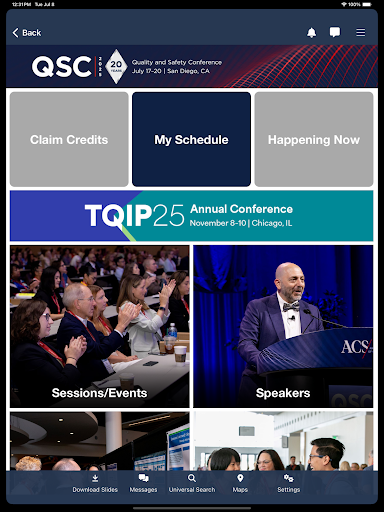 ACS QS Conference screenshot 7