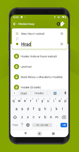 OneTicket – Jedna jízdenka Screen 2