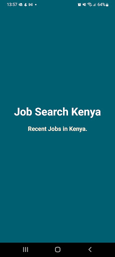 Android application Job Search Kenya screenshort