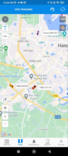 Xuyên Á GPS Screen 2