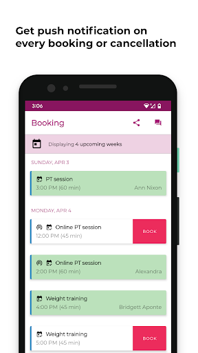 FitGen for Personal Trainer Screen 2