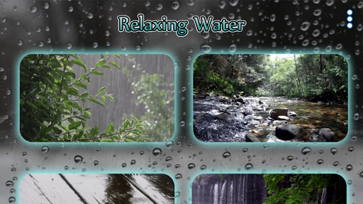 Android application Relaxing water screenshort