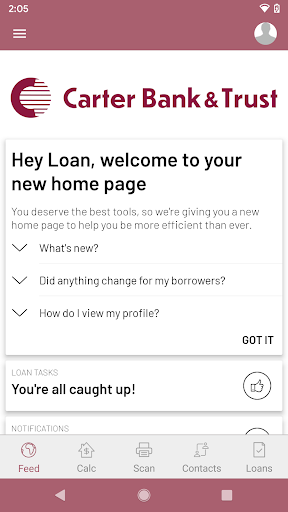 Android application Mortgage2Go by CB&T screenshort