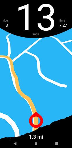 Byco - Cycling map Screen 2