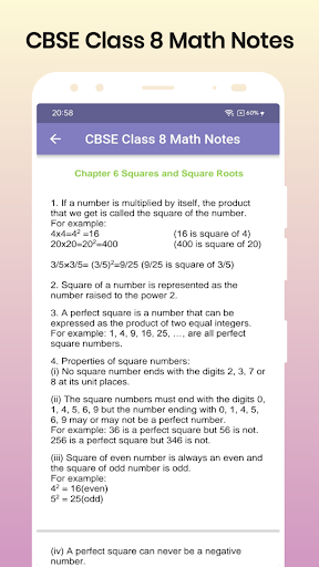 CBSE Class 8 Math Notes Screen 3
