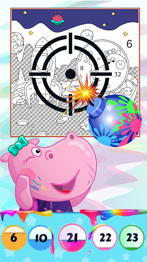 Painter Hippo: Coloring book 1.3.6 screenshots 3