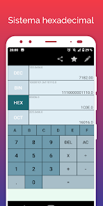 Captura de Pantalla 13 Conversor Binario Decimal Hexa android